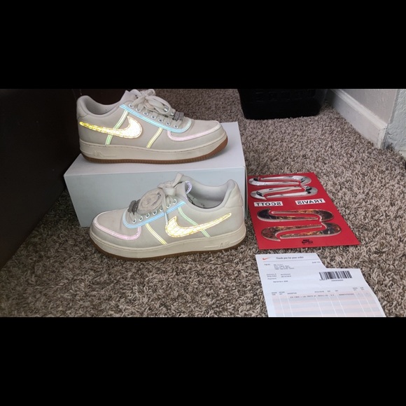 Travis Scott Air Force ones